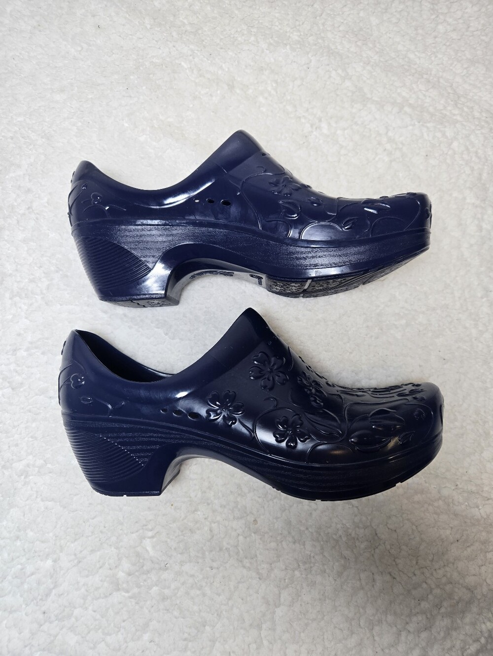 Dansko Rubber Clogs EU Size 41 Dark Blue Slip Resistant US 10.5 - 11